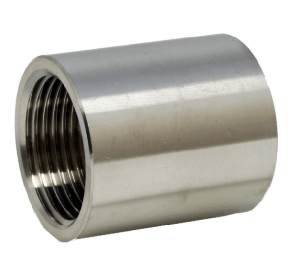 Muffe 1/2&amp;quot; coupling (DIN2999), Edelstahl-bearbeitet 1.4408