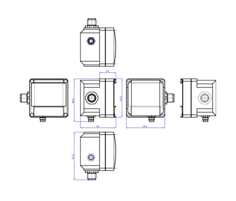 Universal regulator (eControl) for regulating the flow, pressure, level or temperature of liquids (177455)