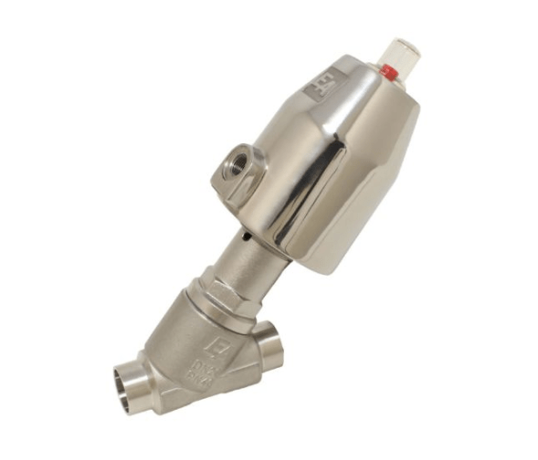 Pneumatic valve, DN32, SK50-Ms., OS, Stainless steel/PTFE, Ruhe zu, mit Medium