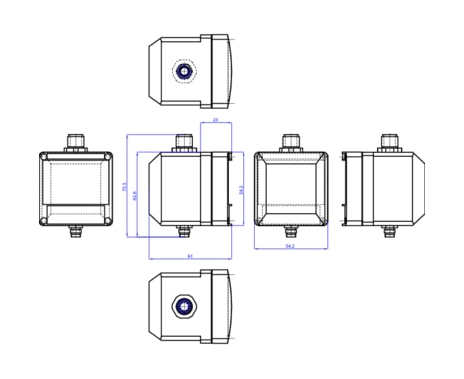 Universal regulator (eControl) for regulating the flow, pressure, level or temperature of liquids (204642)