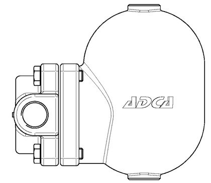 Float condensate trap FLT32-HC SERIES PN40 housing and cover material: GP240 GH (1” FLT32-4.5HC R/r ugler.steel dP=4.5)