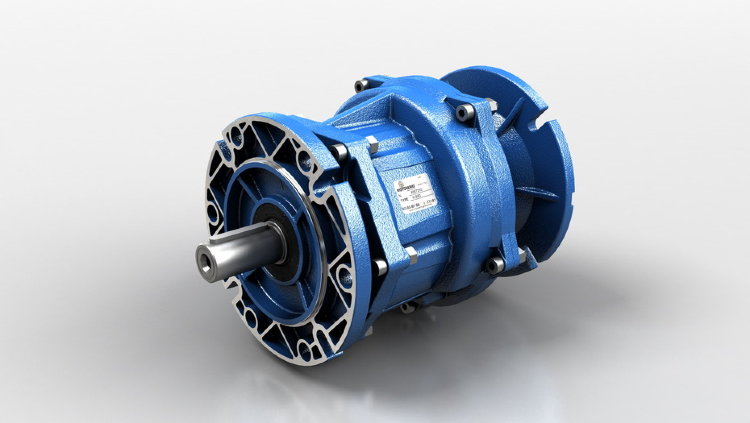 HA52 Cylindrical gear motor Motovario HA52-61,87-0,55/1400 i=61.87 n2=22.6 M2=223 sf=1.3 
