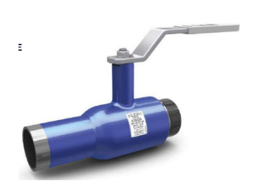 KSH.Ts.K.0.XXX.25.02 SP Ball valve with/through. LD PN25, Steel 20 /Stainless steel. 1.4308 /PTFE steel, thread/welding