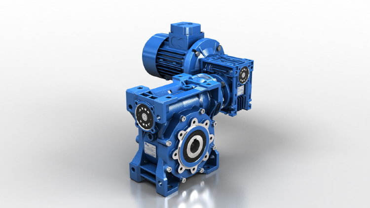 NMRV063 Worm gear motor Motovario NMRV063/130(i=300)IEC90B5 AIR80V4,230/400V AC,50Hz,1.5kW,