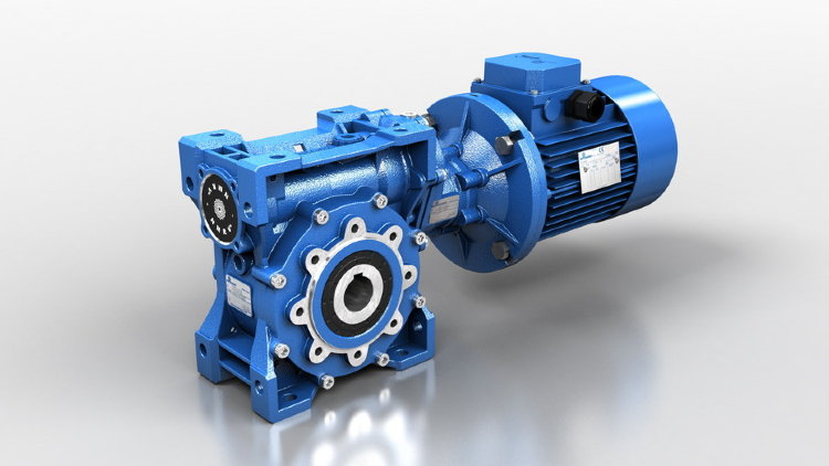 NMRV063 Worm gear motor Motovario NMRV063/130(i=300)IEC90B5 AIR80V4,230/400V AC,50Hz,1.5kW,