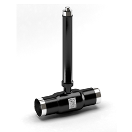 ksh.CP XXX.16.02 PP N=Ball valve n /passage.  LD PN16, Steel 20 /Stainless steel. 1.4308/PTFE steel, quarrel /quarrel, rod length