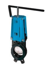 WGE-GG-EPDM-100 /ML Knife gate valve, GG25 /EPDM, Dn100, Ru10 Housing: GG25, sliding plate