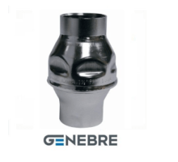 Genebre non-return spring valve (Cronax), PN16, 1.4308 /1.4308 /Viton, external thread