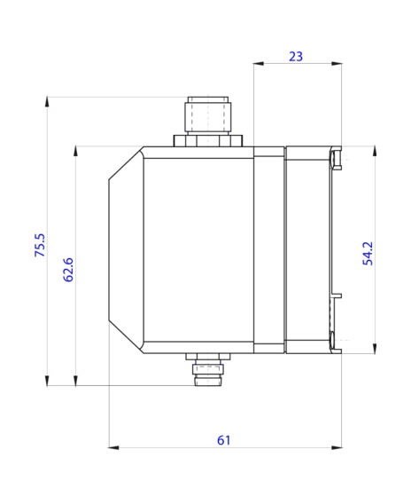 Universal regulator (eControl) for regulating the flow, pressure, level or temperature of liquids (204639)