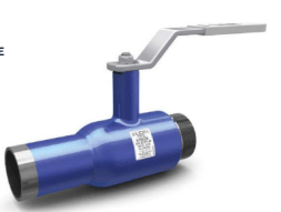 KSH.Ts.K.0.XXX.25.02 PP Ball valve n/pass. LD PN25, Steel 20 /Stainless steel. 1.4308 /PTFE steel, thread/welding