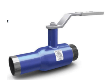 KSH.Ts.K.0.XXX.25.02 PP Ball valve n/pass. LD PN25, Steel 20 /Stainless steel. 1.4308 /PTFE steel, thread/welding