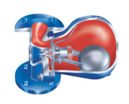 Condensate drain ARI-CONA-SC 42.634..1 DN20 PN16 flange R14 horizontal