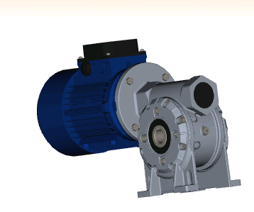 Gear motor MRT 70A 1/30 isp. ? (paws, small flange, output. flange) AIR90L4 (2.2kW/1500) IE1