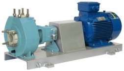 Sivag ZGE series centrifugal pumps made of plastic