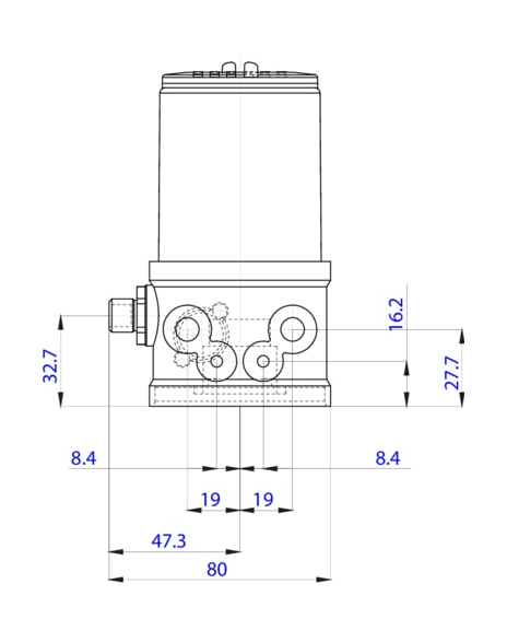 Control head for decentralized automation of direct-flow valves ELEMENT (223896)