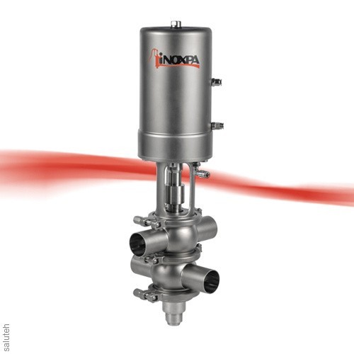 INNOVA P Двухседельный клапан INNOVA тип PB DIN W 316L/EPDM FDA DN40 ACT. T1 A/S NC