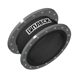 P6104 Rubber compensator PN16 EPDM Tmax=+90oC flanged
