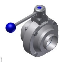 693220653800 Ball valve SS DN 65 316L BL. HB-ST PTFE/FEP