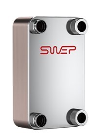 Brazed plate heat Exchanger Swep B17Hx20/1P-SC-U 4x3/4&amp;quot;