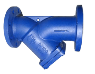 Mesh filter RASHWORK 600-080-16, DN080, PN16, housing - GJL-250 (GG25), mesh - AISI304 (CF8), cell - 1.2 mm, F/F