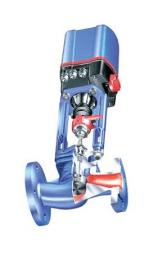 Control valve ARI-STEVI 12.440 b/actuator DN65 PN16 EN-JL1040/PTFE FL