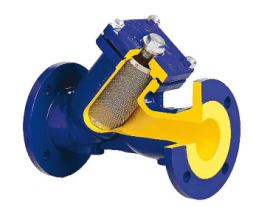 Mesh filter with magnetic insert ZETKAMA 821A-040-C70, DN040, PN16, body - cast iron GG25, mesh - stainless steel. AISI304 steel, 1.0 mm cell, F/F