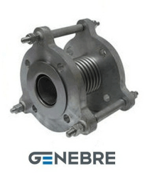 Bellows compensator GENEBRE 2835E 14 DN150 PN16, stainless steel housing. AISI304 steel (CF8), F/F