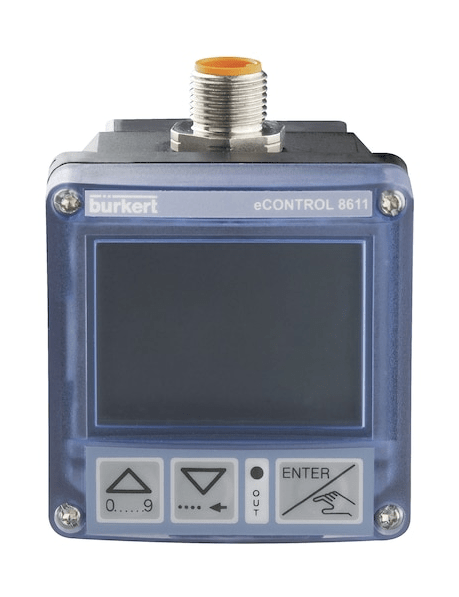 Universal regulator (eControl) for regulating the flow, pressure, level or temperature of liquids (177462)