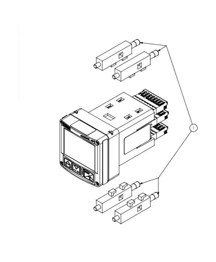 Universal regulator (eControl) for regulating the flow, pressure, level or temperature of liquids (177462)