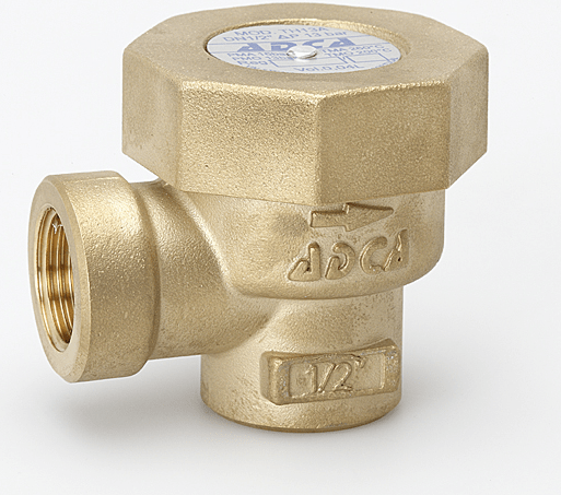 Thermostatic steam trap TH13A 1/2&quot; brass dP=13 caps. angle PN16 internal thread