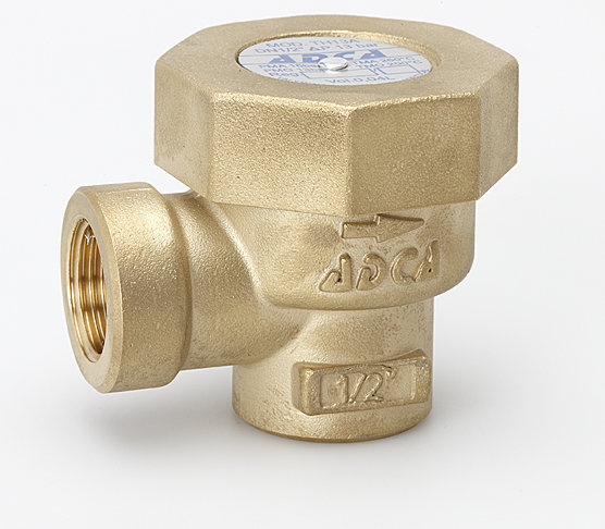 Thermostatic steam trap TH13A 1/2&quot; brass dP=13 caps. angle PN16 internal thread