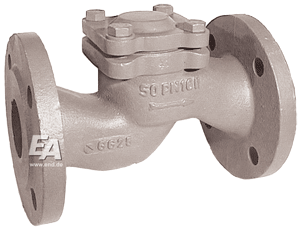 Check valve Check valve DN100, PN16, GG-25, for horizontal installation