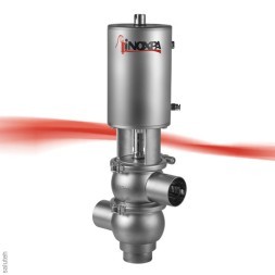 Седельный клапан INNOVA TIPO KH DIN S 316L EPDM FDA DN 50 ACT. T2 S/E NC 
