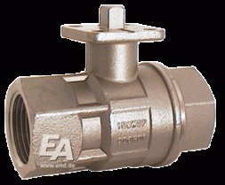 Ball valve 2&quot;, PN64, stainless steel. steel/PTFE-FKM flange F05/F07, full-bore