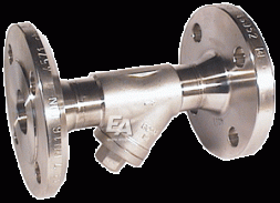 Filter DN15, PN16/40, stainless steel. steel 1.4408 fine mesh 0.25mm, flanged, EN558-1