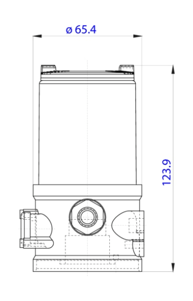 Control head for decentralized automation of direct-flow valves ELEMENT (223906)