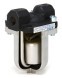 Condensate trap with inverted cup IB35SS PN40 body angled steel, stainless steel lid.steel (10 IB35SS r/R CF8M dP=17)