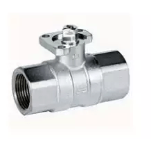 Ball valve with ISO flange, Ru 40 brass, Bp/Bp, Tmax=+180oC