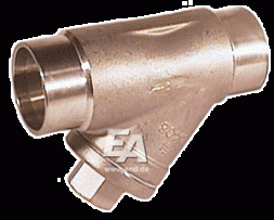 Filter DN80, PN40, Anschw. ISO4200 stainless steel. steel 1.4408, fine mesh 0.5mm