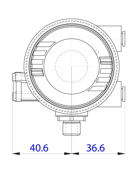 Control head for decentralized automation of direct-flow valves ELEMENT (227441)
