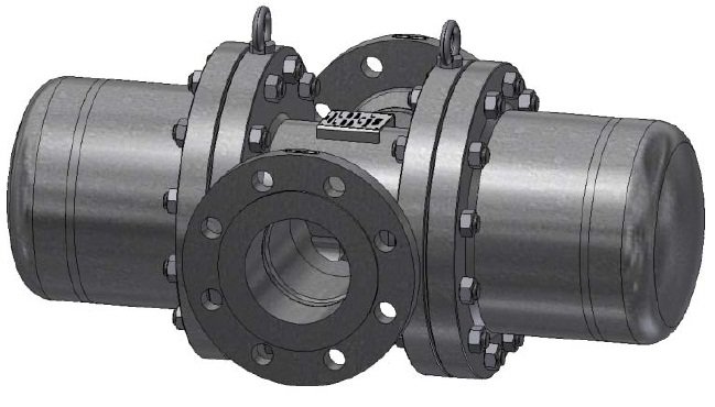 Double float steam trap FLT22SS/TW PN25 stainless steel. steel flange (100 FLT22SS/TW 21 f/f Stainless steel steel dP=21)