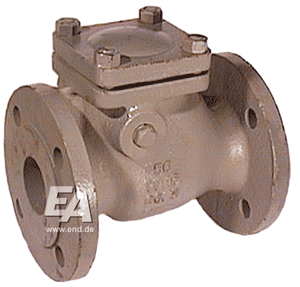 Check valve DN80, PN16 GG-25/Niro