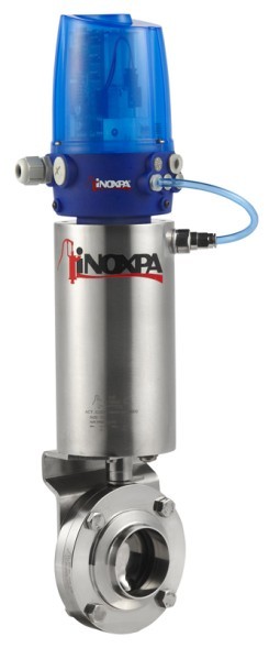 Pneumatic actuator vertical air/spring T2 (D3.) AISI 304 