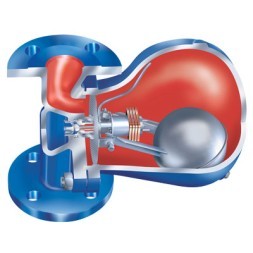 Condensate trap fl. ARI-CONA-S 25.631.1 DN20 PN40 R22 horizontal