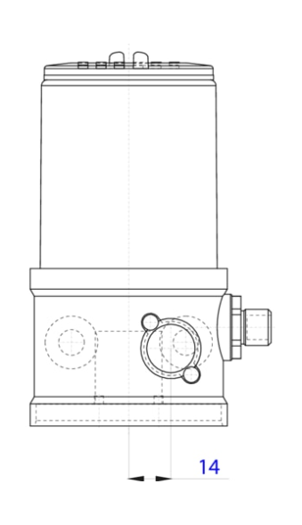 Control head for decentralized automation of direct-flow valves ELEMENT (227446)