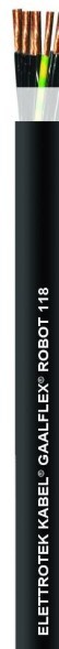 كابلات مقاومة للالتواء إليتروتيك كابيل جالفلكس روبوت 118