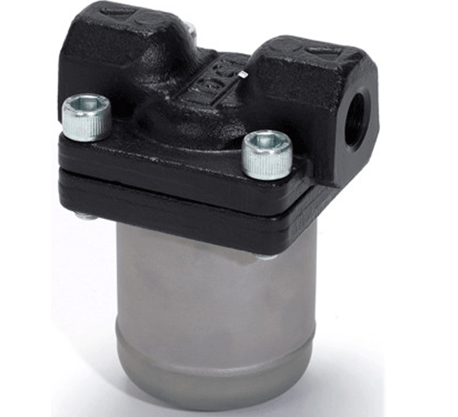 Condensate trap with inverted cup IB30SS PN40 stainless steel. steel (10 IB30SS r/R CF8M dP=4)