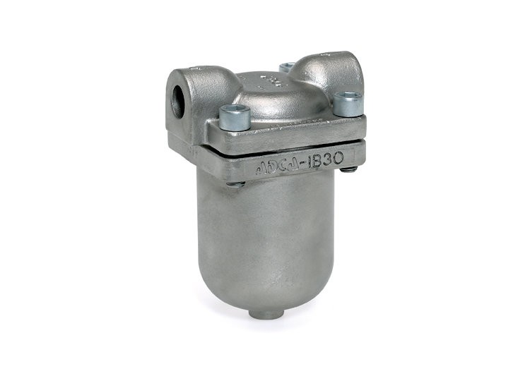 Condensate trap with inverted cup IB30SS PN40 stainless steel. steel (10 IB30SS r/R CF8M dP=4)