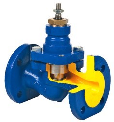 227A-XXX-C-80R Control valve Zetkama zCON EN-GJL-250 with Regada Flanged Actuator