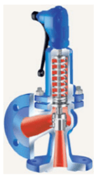 Safety valve 67.961 ARI-SAFE-TCP/TCS angle 1.4581/EN-JS1049 PN100 closed cr/closed colp. thread (DN15 G1/2xG1/2 PN100, Rust=12bar)